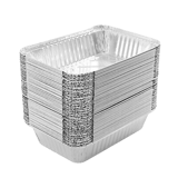 2.25 lb. Oblong Foil Take-Out Container - (500/Case)