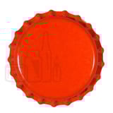 Beer Bottle Cap Orange Pry-off
