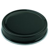Black Metal 53-400 Lid With Standard Plastisol Liner (2288/Case)