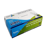 Clear Disposable Powder Free Vinyl Gloves for Food Service​​ (Extra Large) - 2000/Case