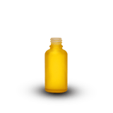 1 oz Frosted Yellow Glass Dropper Bottle