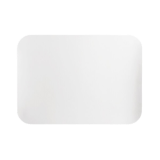 Oblong Foil-Laminated Board Lid for 2.25 lb. Foil Take-Out Container - (500/Case)