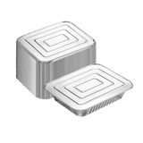Half Size Aluminum Foil Steam Table Pans Lids - (100/Case)
