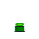 0.5 oz Green Glass Cylinder Low-Profile Jar 41-400 Neck Finish