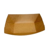 0.5 lb. Natural Kraft Paper Food Tray​ / Boat, Grease Resistant - (1000/Case)