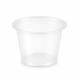 1 oz Clear PP Plastic Portion Cup - (2500/Case)