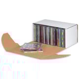 10 5/16 x 5 x 5 9/16" White Outside Tuck Mailers