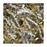 10 lb. White and Gold Metallic Blend Crinkle Paper