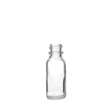 10 ml Flint Cylinder Thick bottom Glass with 18-415 Neck Finish - (576/Case)
