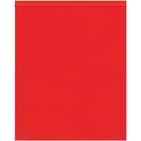 10 x 12" - 2 Mil Red Reclosable Poly Bags