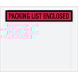 10 X 12" Red "Packing List Enclosed" Envelopes