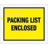 10 x 12" Yellow "Packing List Enclosed" Envelopes
