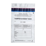 10" x 13" Opaque High Security Tamper-Evident Bags with Void Tape Seal & Serial Number
