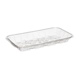 #10P Clear PET Plastic Meat Tray,  10 11/16" × 5 7/8" × 1 1/8" - (200/Case)