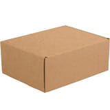 11 1/8 x 8 3/4 x 4" Kraft Deluxe Literature Mailers