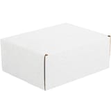 11 1/8 x 8 3/4 x 4" White Deluxe Literature Mailers