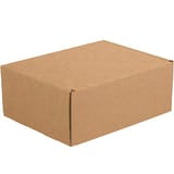 11 1/8 x 8 3/4 x 5" Kraft Deluxe Literature Mailers