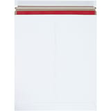 12 3/4 x 15" White Self-Seal Stayflats Plus® Mailers (25 Pack)