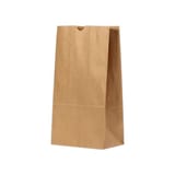 12# Kraft Paper Grocery Bag, 13 4/5" x 7" x 4 3/10" - (400/Case)