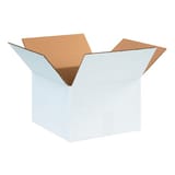 12 x 12 x 8" White Corrugated Boxes