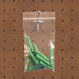 12 x 15" - 2 Mil Reclosable Poly Bags w/ Hang Hole