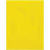 12 x 15" - 2 Mil Yellow Reclosable Poly Bags