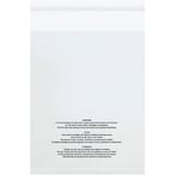 12 x 18" - 1.5 Mil (100 Pack) Resealable Suffocation Warning Poly Bags w/Vent Holes