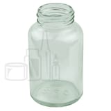 120cc Clear Glass Packer Bottle 38-400 (144/Case)