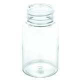 120cc Clear PET Plastic Packer Bottle 38-400 (500/Case)