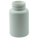 120cc White HDPE Plastic Packer Bottle 38-400 (500/Case)