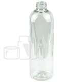 12oz Clear Cosmo Round PET Plastic Bottle 24-410 (240/Case)