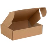 15 1/8 x 11 1/8 x 4" Kraft Deluxe Literature Mailers