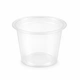 1.5 oz Clear PP Plastic Portion Cup - (2500/Case)