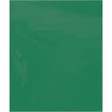 15 x 18" - 2 Mil Green Flat Poly Bags (100 Pack)