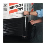 15" x 80 Gauge x 1500' Opaque Hand Stretch Film
