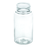 150cc Clear PET Plastic Packer Bottle 38-400 (400/Case)