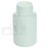 150cc White HDPE Plastic Packer Bottle 38-400 (390/Case)
