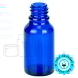 15ml Blue Glass Euro Bottle 18-415 (468/Case)