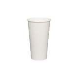 16 oz White Paper Hot Cup - (1000/Case)