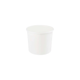 16 oz White Double Poly-Coated Paper Food Cup - (500/Case)
