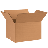 16" x 12" x 10" Corrugated Shipping Box – Kraft 32 ECT, Single Wall - (25/Bundle)