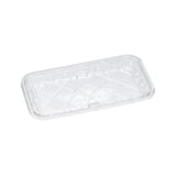 #17S Clear PET Plastic Meat Tray, 8 3/8" × 4 7/16" × 9/16" - (500/Case)
