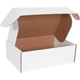 18 x 12 x 6" White Deluxe Literature Mailers