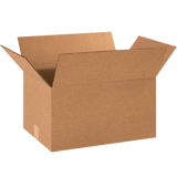18" x 12" x 10" Corrugated Shipping Box – Kraft 32 ECT, Single Wall - (25/Bundle)
