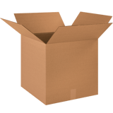 18" x 18" x 18" Corrugated Shipping Box – Kraft 32 ECT, Single Wall - (20/Bundle)