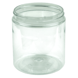19oz Clear PET Plastic SS Jar 89-400 (Tray Packs)