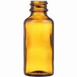 1 oz Boston Round amber Glass 20-400