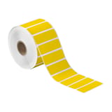 2 1/2 x 1" Yellow Desktop Direct Thermal Label
