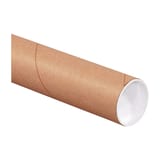 2 1/2 x 15" Kraft Tubes with Caps
