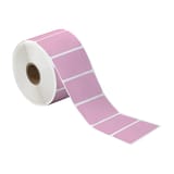 2 1/4 x 1 1/4" Pink Desktop Direct Thermal Label